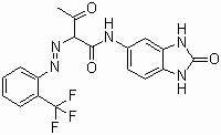 Pigment-žuto-154 molekularne strukture